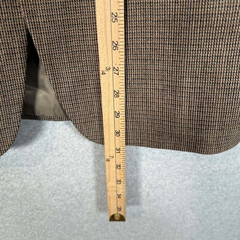Chaps Ralph Lauren Blazer Jacket Mens 40 R Brown - Picture 5 of 7